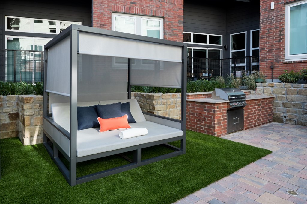 Gazebo With Built-In Stainless Barbecue Grills at Berkshire Pullman, Frisco